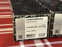 Fyrkantsbricka (id00354-55) VSB 17,5x50x5 mm 2 paket 2x25 st Artikelnr. 55217550_2