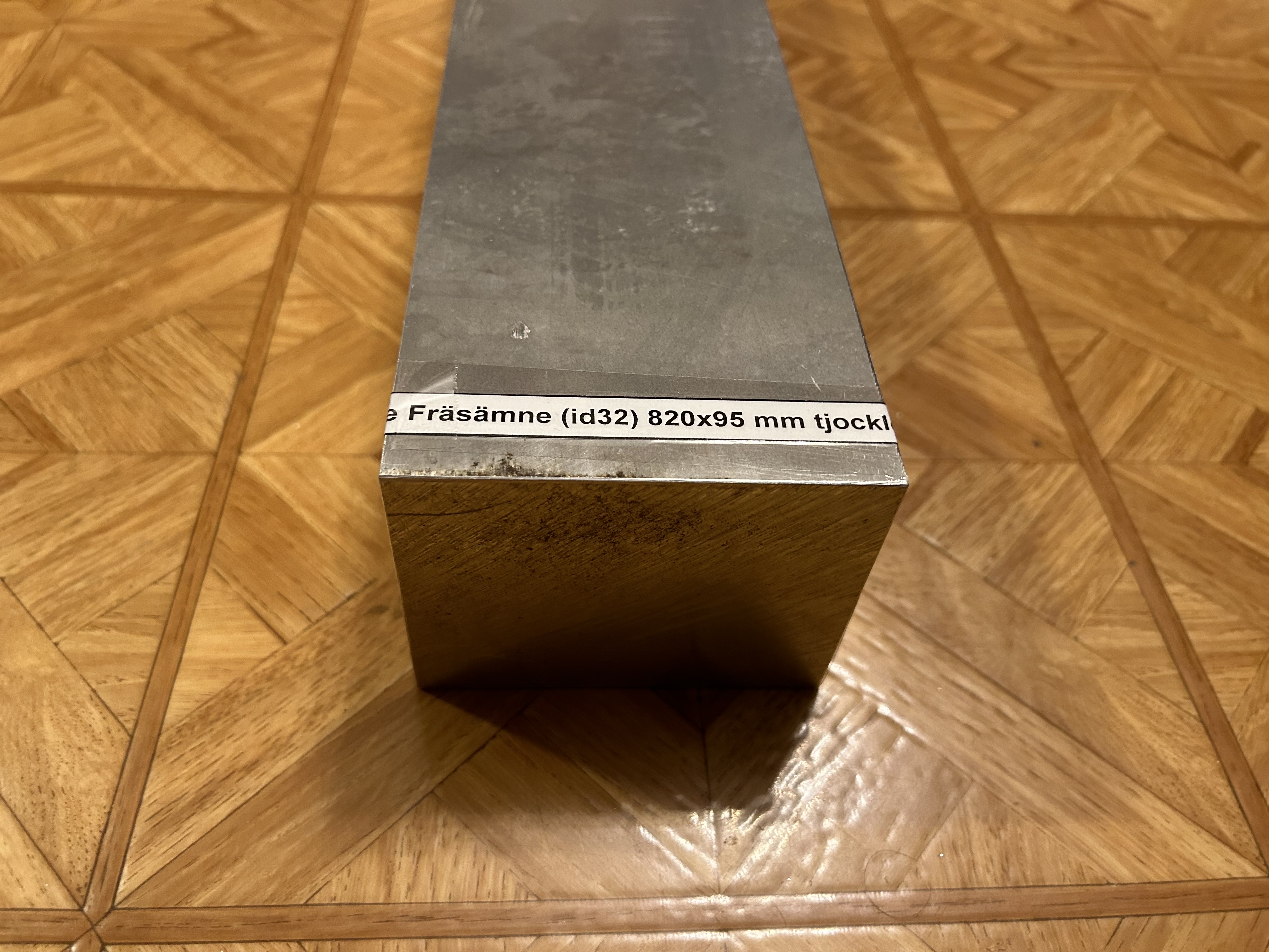 Aluminiumämne Fräsämne (id32) 820x95 mm tjocklek 75 mm_3