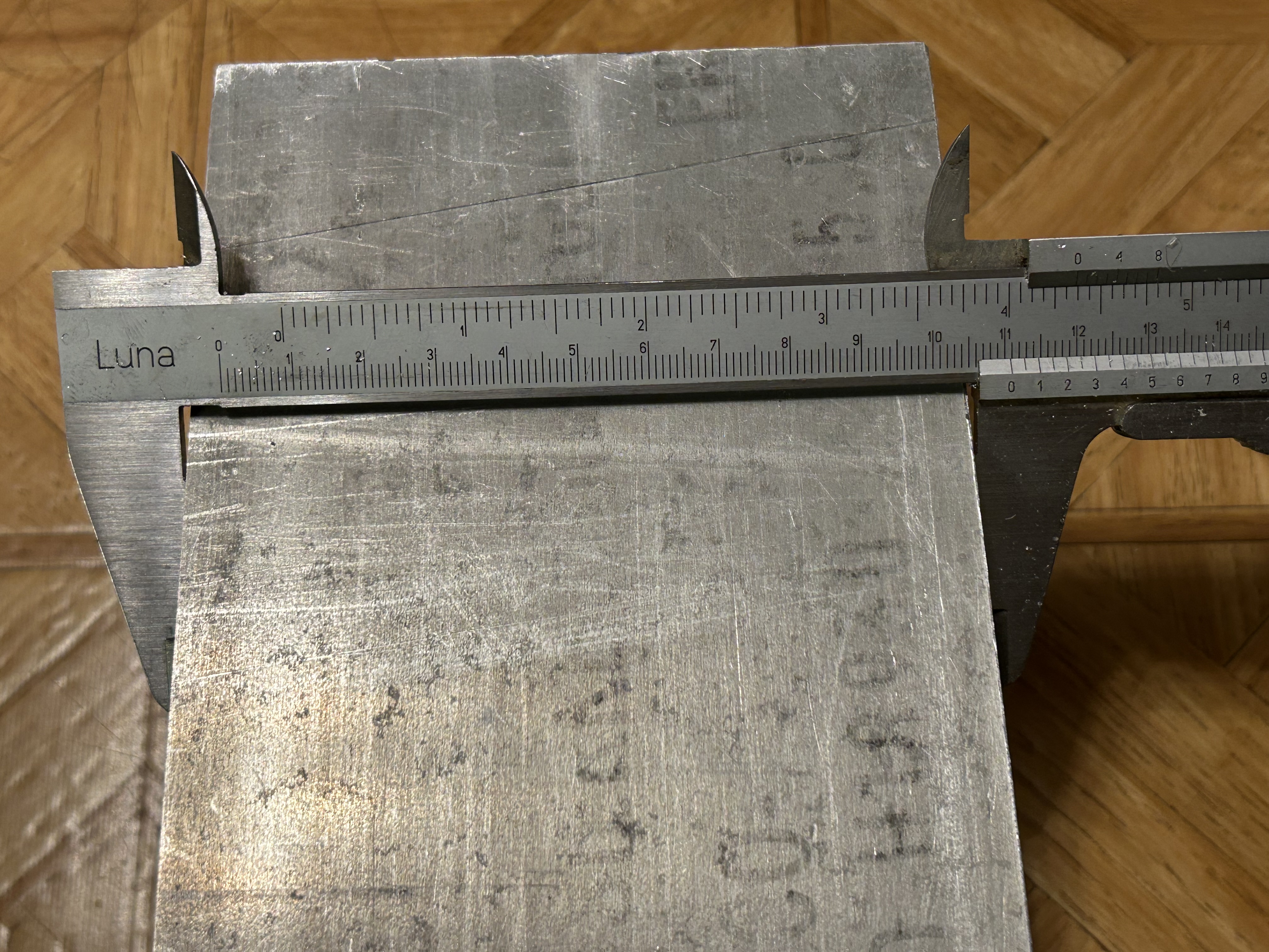 Aluminiumämne (id35) Fräsämne 820x110 mm tjocklek 75 mm_3