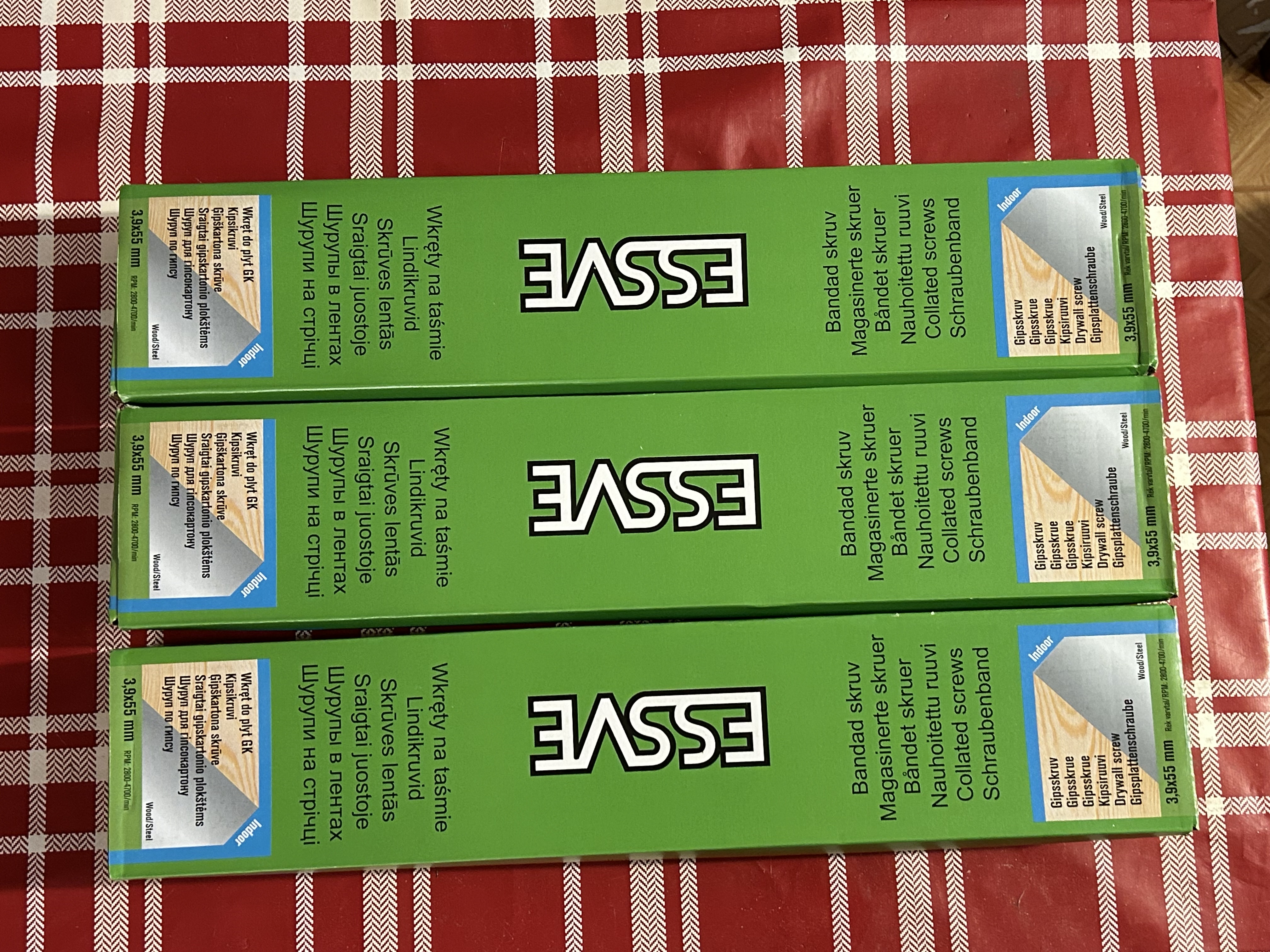 Kombiskruv (id00563-65) Essve 3,9x55 mm 3 paket 3x1000 skruv EAN 7317761103301_5